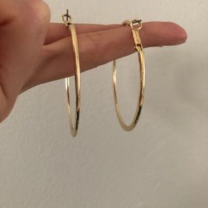 Gold Hoop Earrings